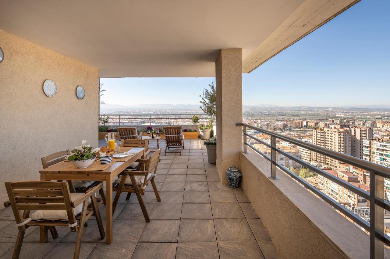 Atico Top Granada, Penthouse, 18-19Th Floor, City Centre, Views, Terrace, Free Parking Exterior foto