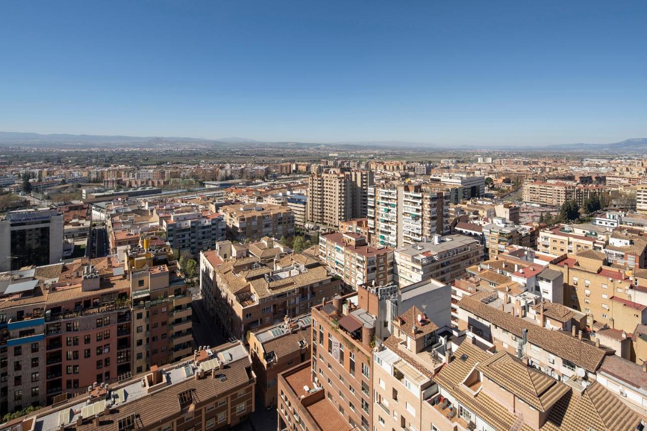 Atico Top Granada, Penthouse, 18-19Th Floor, City Centre, Views, Terrace, Free Parking Exterior foto