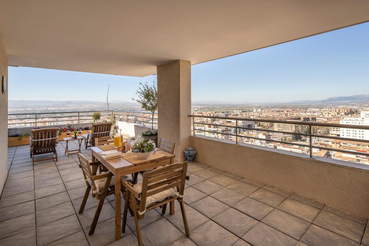 Atico Top Granada, Penthouse, 18-19Th Floor, City Centre, Views, Terrace, Free Parking Exterior foto